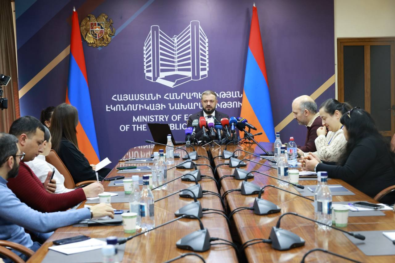 On February 6, an annual summary press conference of Minister of Economy Gevorg Papoyan