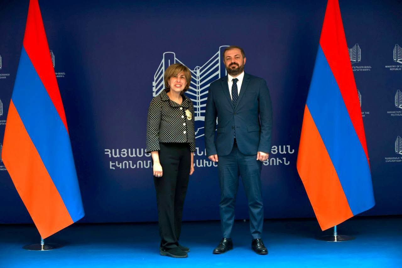 Gevorg Papoyan Meets with Egyptian Ambassador Amal Afifi